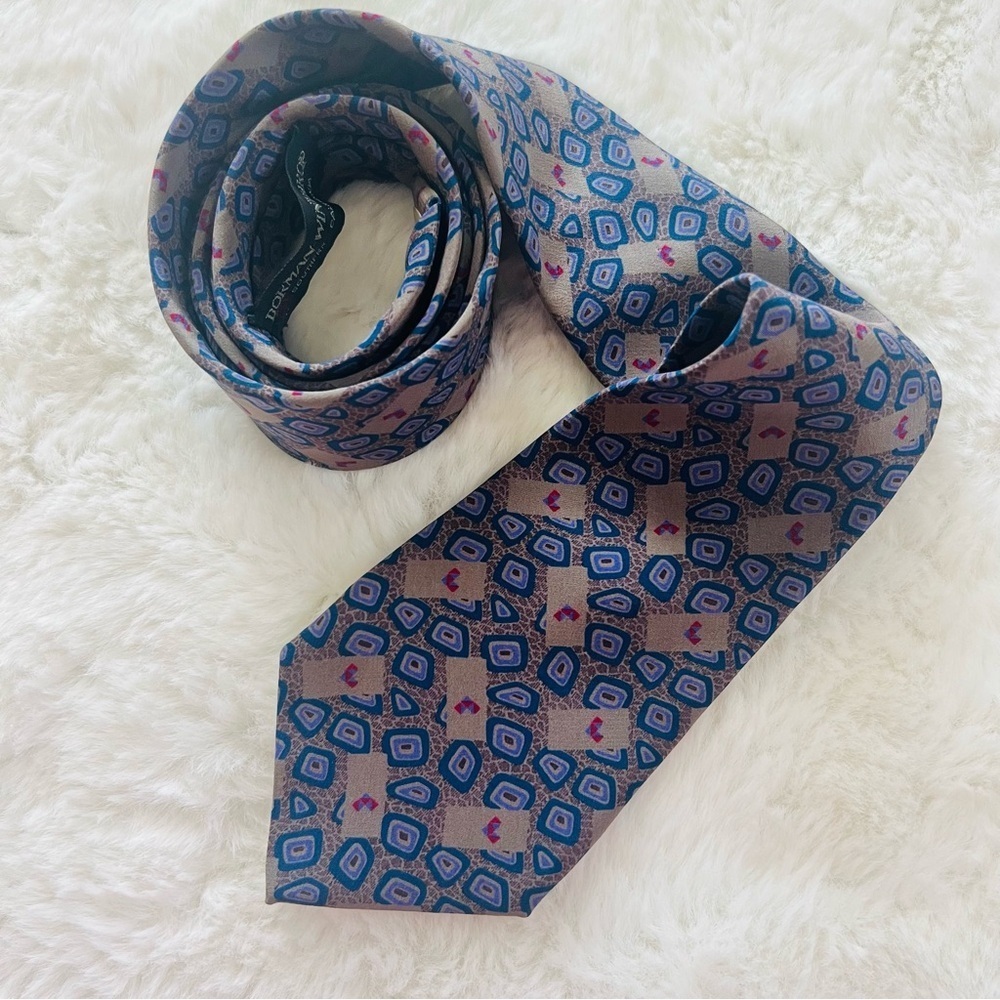Vintage Fumagalli’s  PURE SILK HAND MADE TIE.